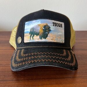 Goorin Bro’s Rodeo Capsule Buffalo‎ Trucker Hat Rare Sold Out The Farm Tough NWT